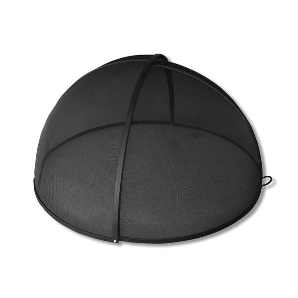 45x22 Welded Carbon Steel Round Fire Pit Safety Screen W7600