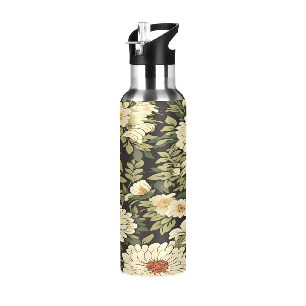 Stainless Steel Insulated Water Bottle with Straw Lid F4961