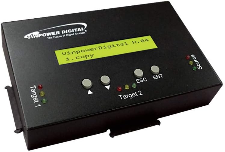 1:2 SATA HDD SSD Clone Duplicator Sanitizer E412950