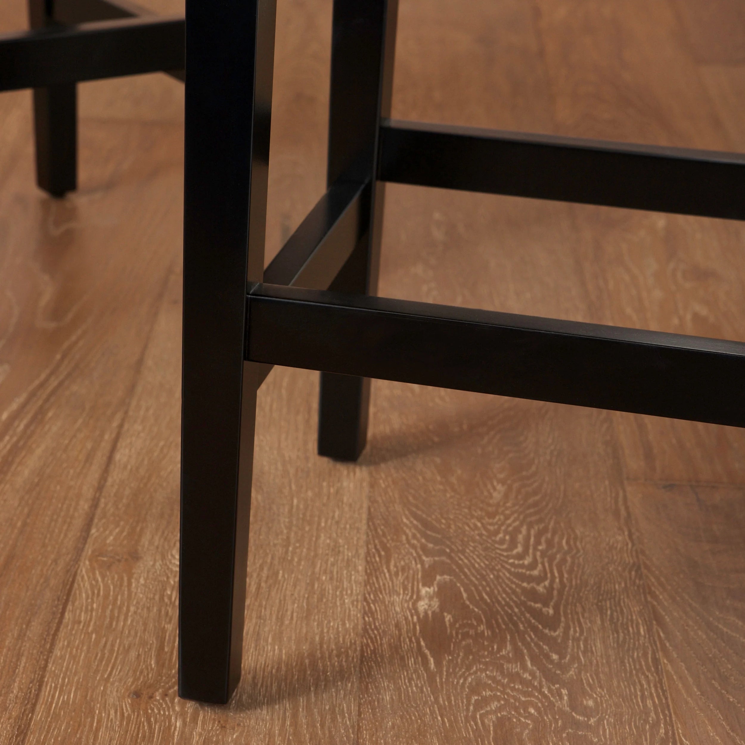 Brown Leather Counterstools (Set of 2) Y197921
