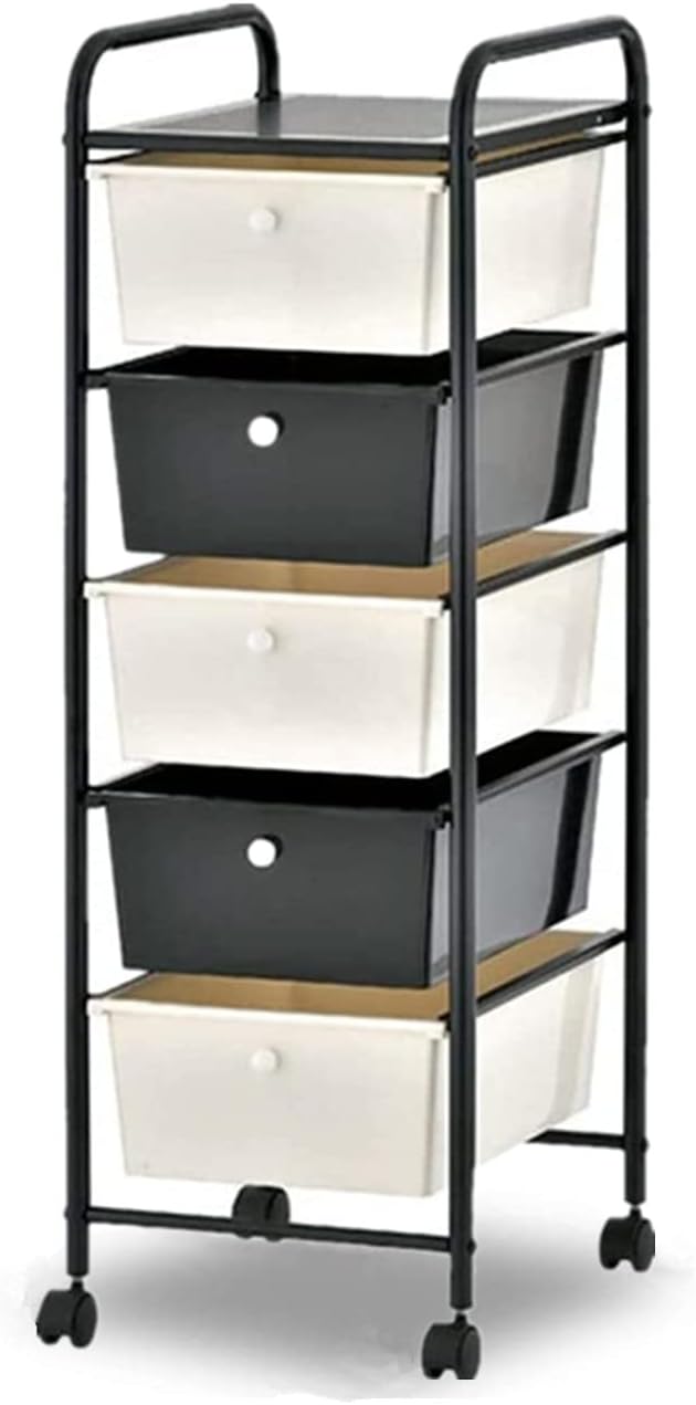5-Drawers Rolling Storage Cart on Wheels F46785