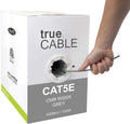 1000ft Yellow 24AWG 4 Pair Solid Bare Copper Bulk Ethernet Cable B9588