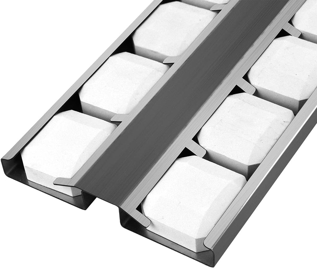 18" X 5-1/2" BBQ Grill Briquette Tray Heat Plates Shield I670
