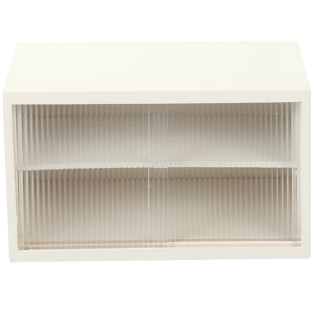 2 Pack Display Case Small Shelf Cabinet F5054