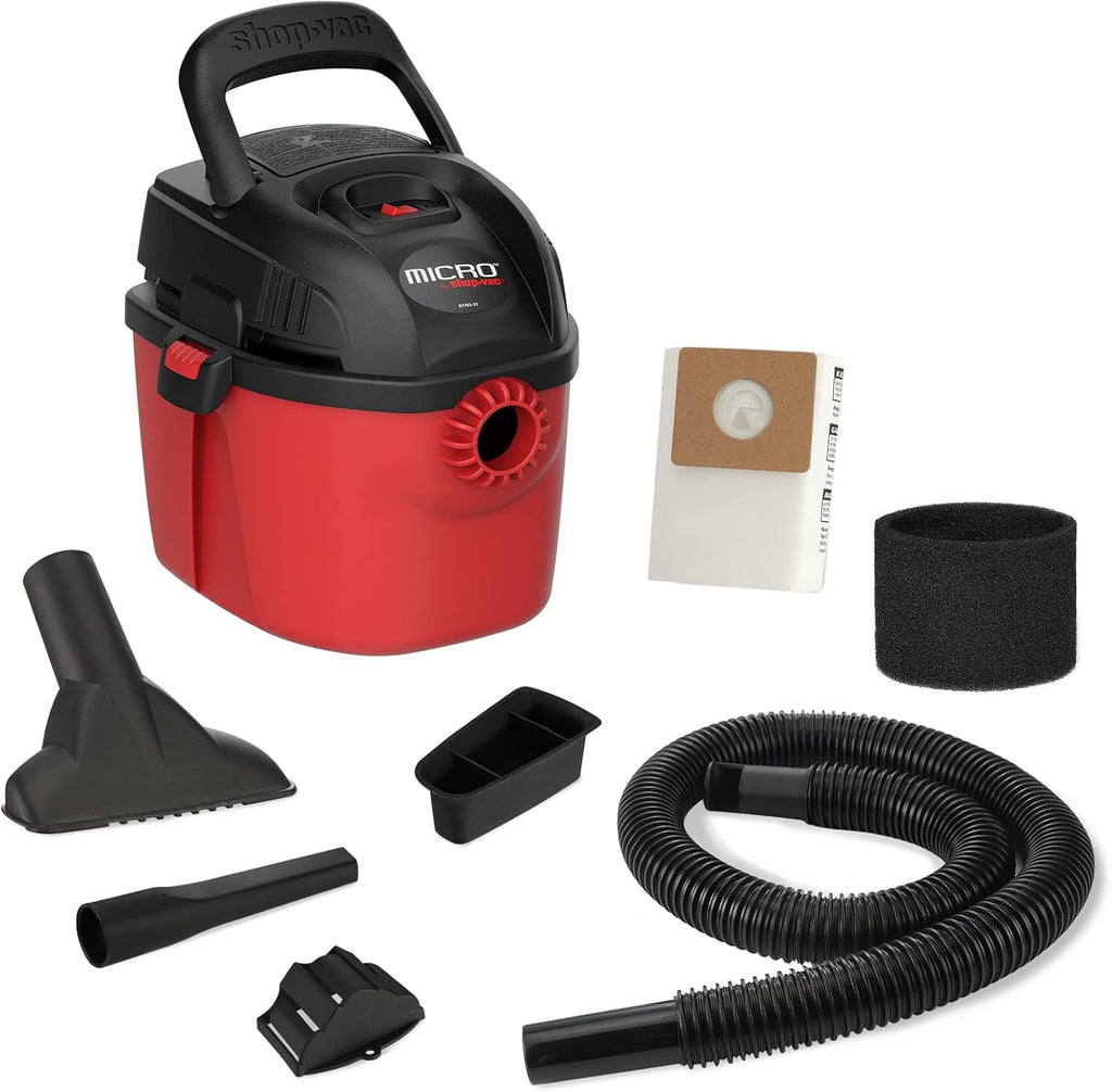 1 Gallon Portable Wet/Dry Vacuum with Wall Bracket N109