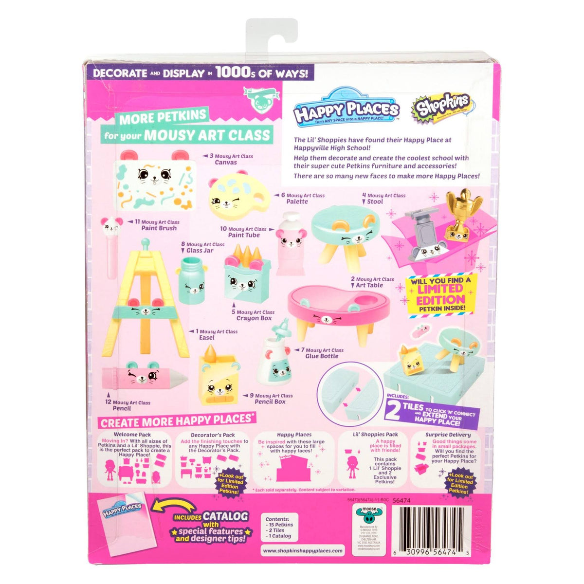 Mousy Art Class Shopkins Decorator Pack D115481