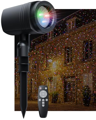RGB Laser Light Projector with RF Remote and Timer C22451