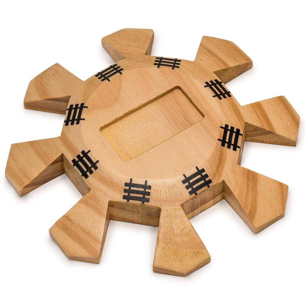 Complete Mexican Train Dominoes Set with Double 12 Dominoes, Wooden Hub R49570