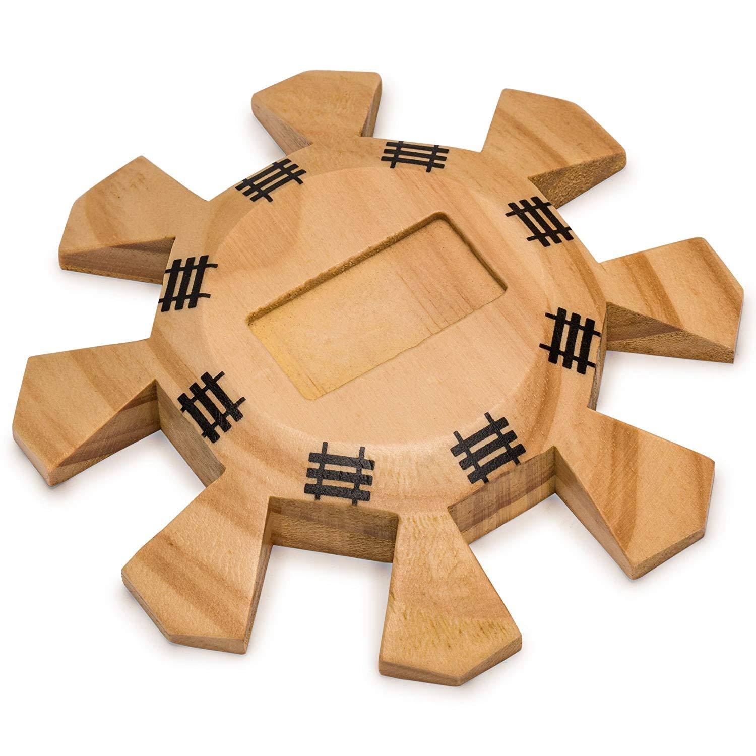 Complete Mexican Train Dominoes Set with Double 12 Dominoes, Wooden Hub R49570