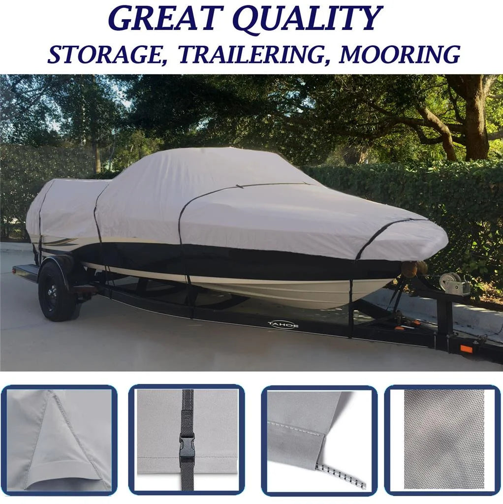 Boat Cover for Crestliner Crusader 2105 Runabout I/O 1982-1986 Z568