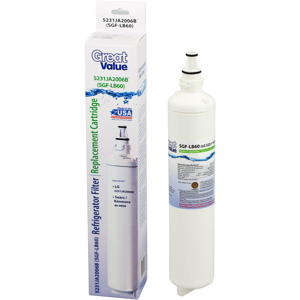 Replacement Water Filter for LG, 1 Pack C862