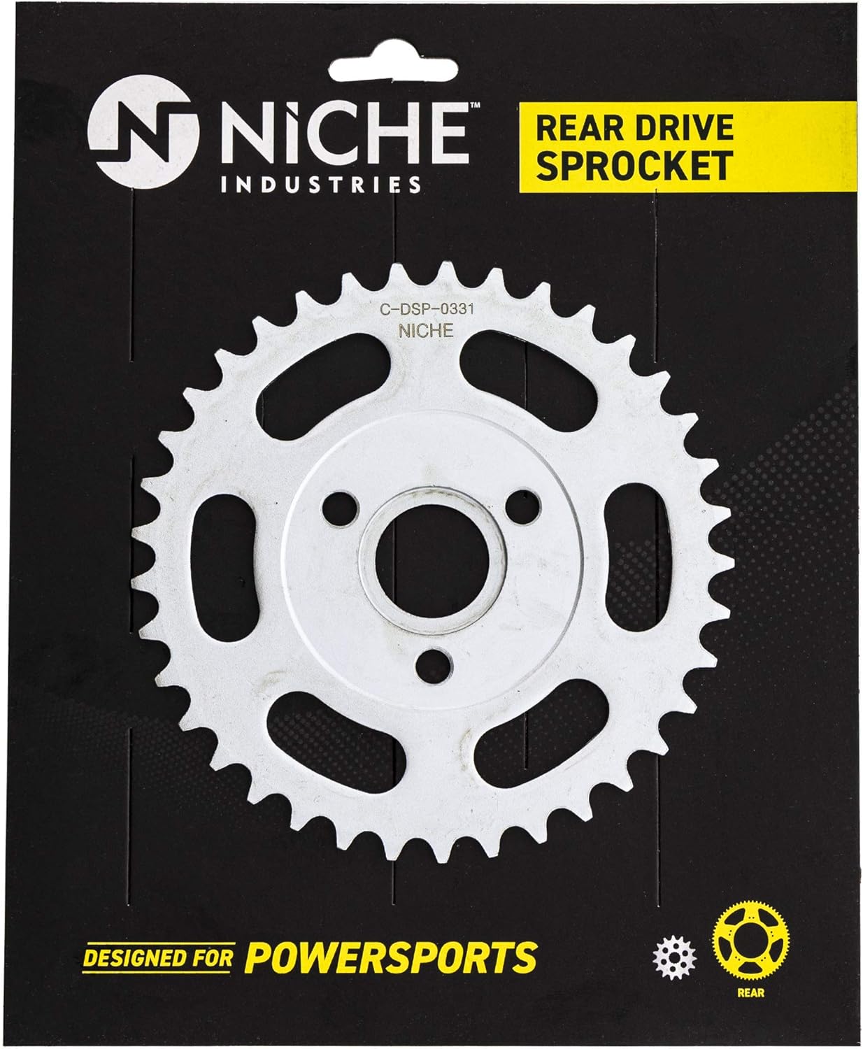 Drive Sprocket Chain Combo Front 13 Rear 37 Tooth 420HZ Standard 76 Links Pack of 2 Q59720
