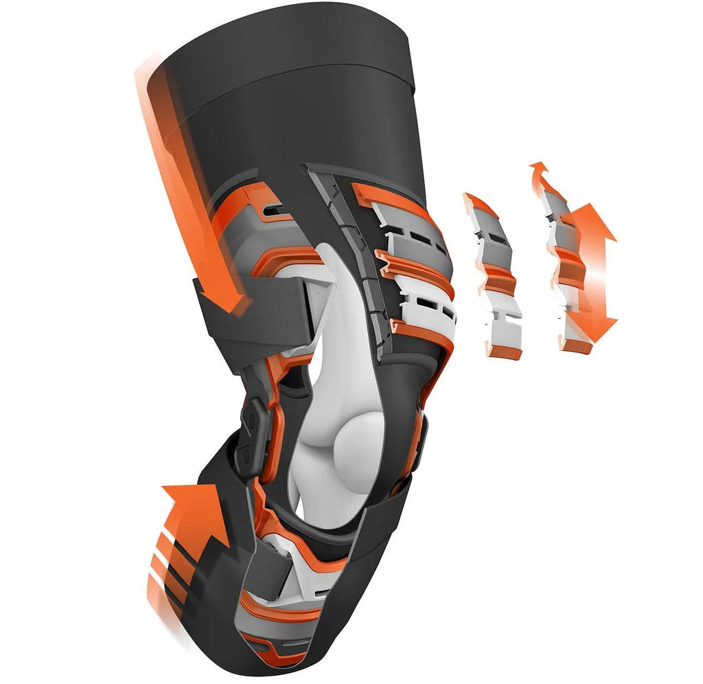 Black Left Medium Knee Brace K305529