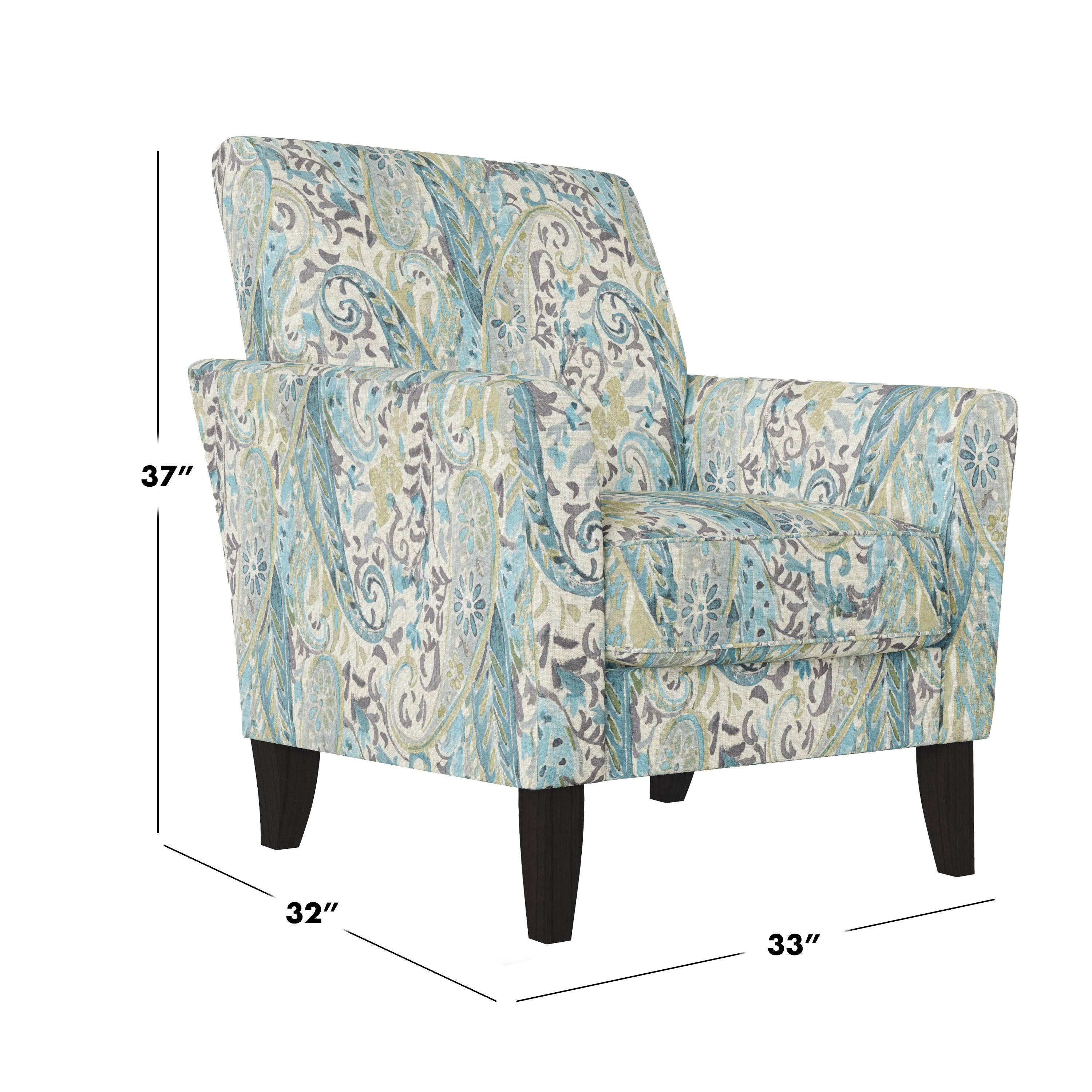 Blue Tulip Flared Arm Armchair N872254