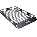 Black Steel Roof Rack Cargo Carrier Basket O2326
