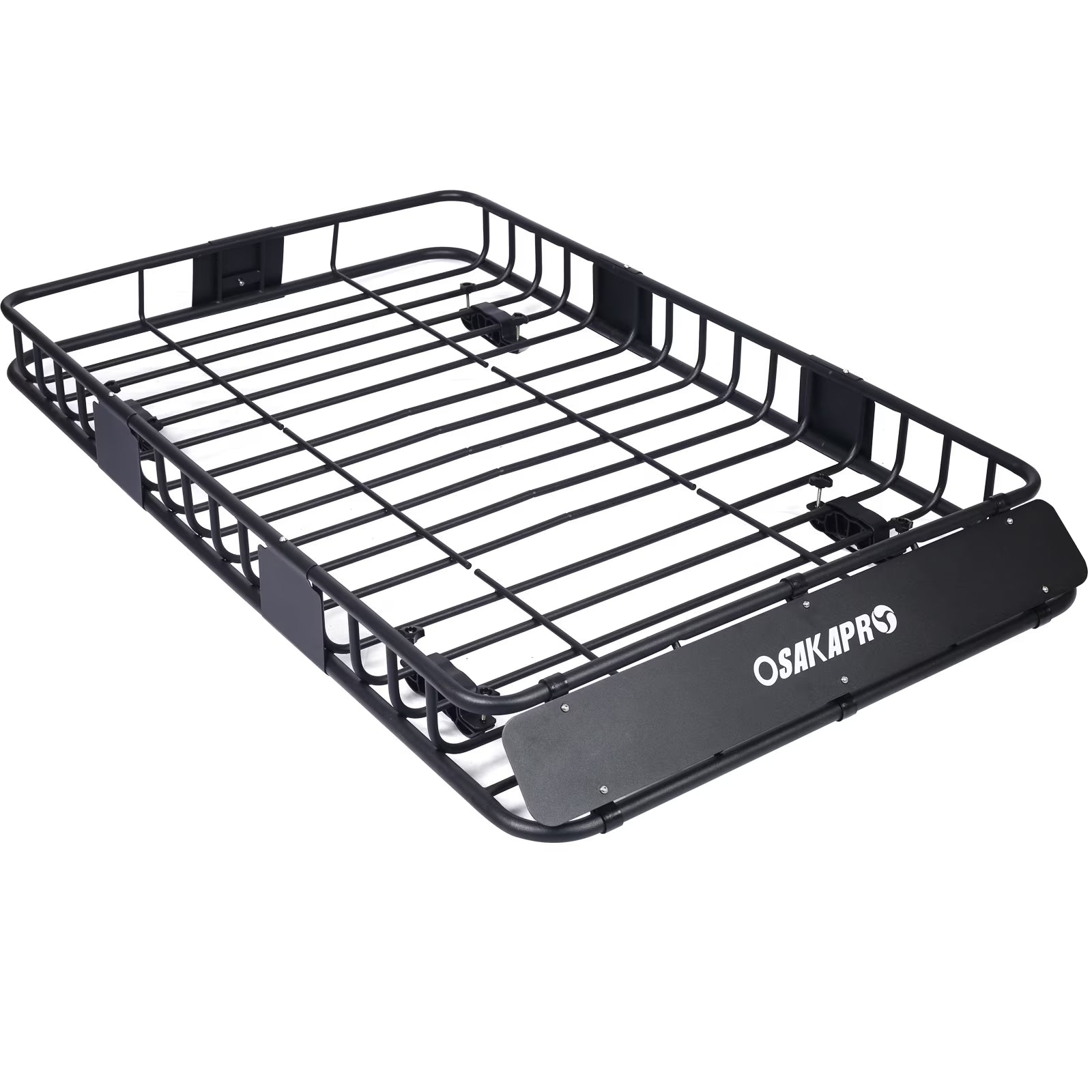 Black Steel Roof Rack Cargo Carrier Basket O2326