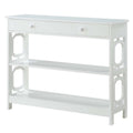White 1-Drawer Console Table M469485