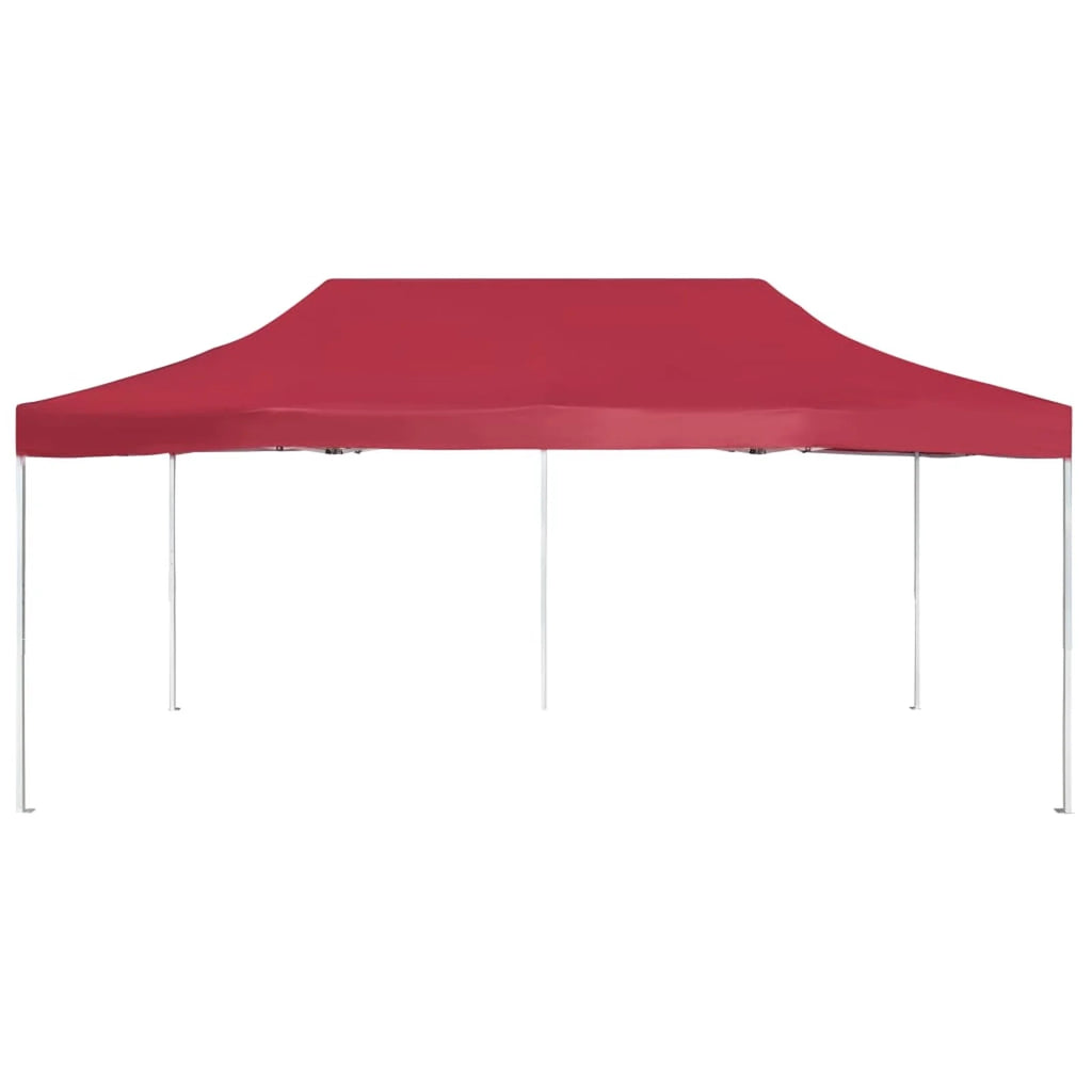 Red Folding Party Tent Aluminium F60871