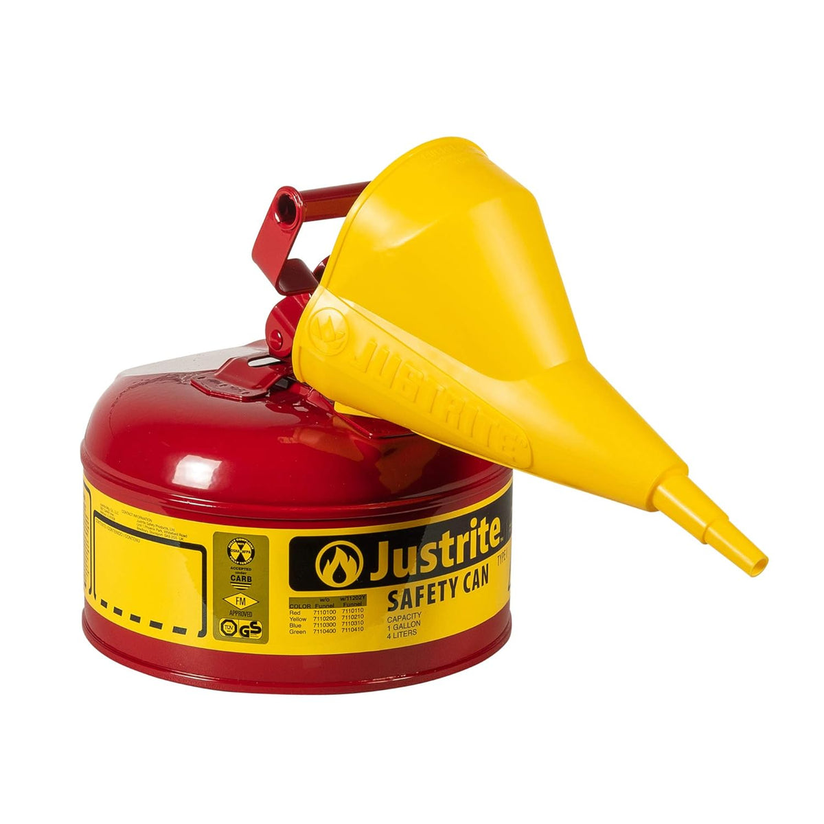 2 Gallon Galvanized Steel Safety Can with Funnel, Pack of 2 P773706