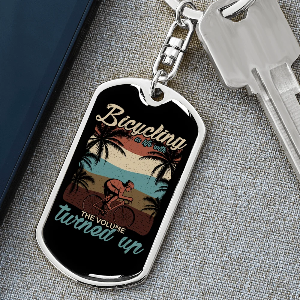 Swivel Dog Tag Keychain M197