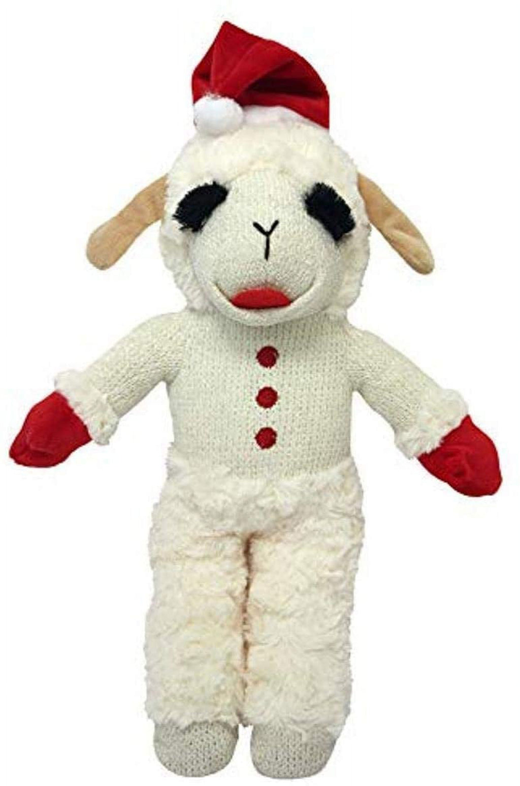 Holiday Standing Lamb Chop Plush Dog Toy V99299