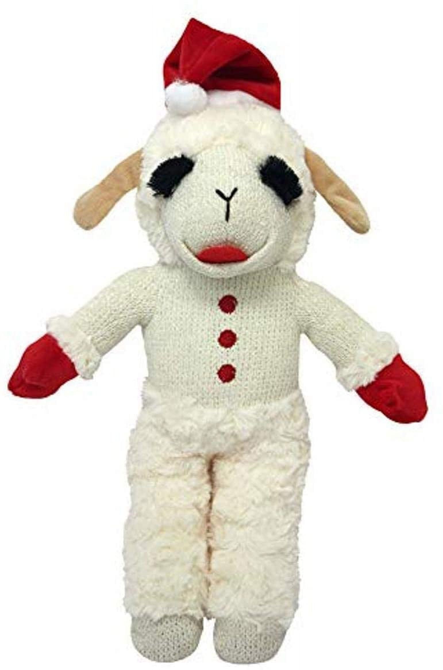 Holiday Standing Lamb Chop Plush Dog Toy V99299