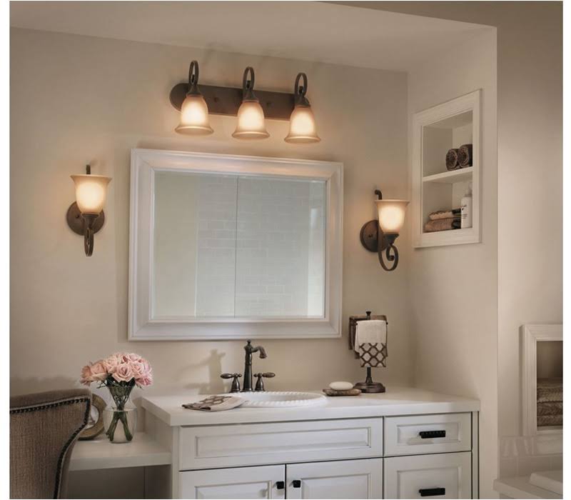 Brushed Nickel Four-Light Bath Fixture Z817