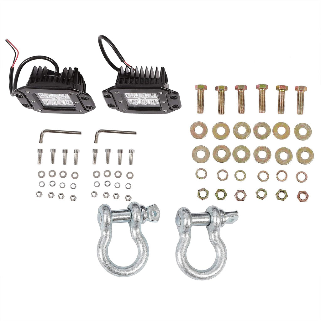 Rear Bumper Protector Steel with Led Lights C581568