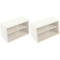 2 Pack Display Case Small Shelf Cabinet F5054
