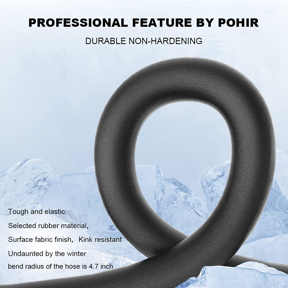 Pressure Washer Hose 50 ft 3/8 Inch Quick Connect, 4200 PSI, Pack of 2 M983723