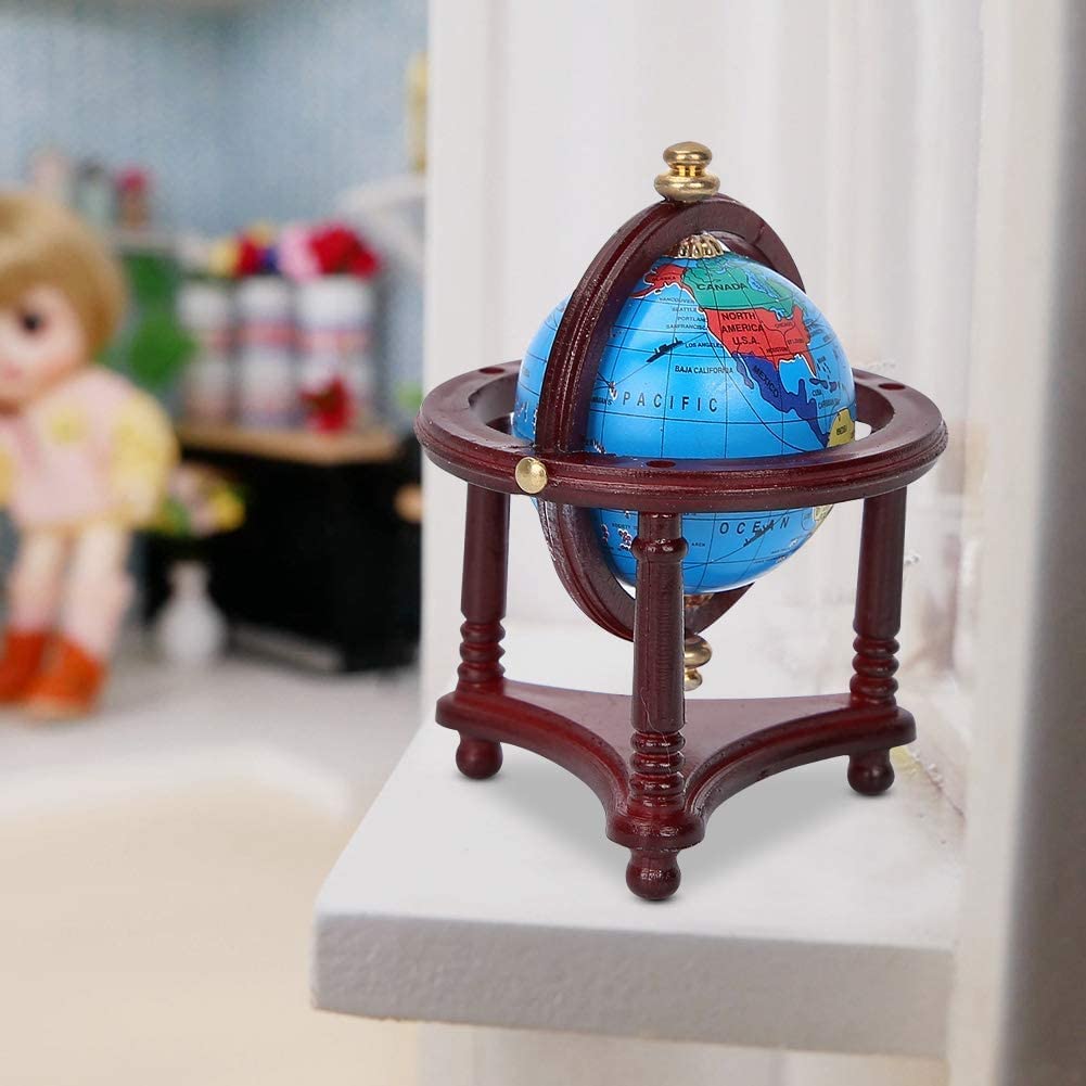 1:12 Miniature World Globe Dollhouse Decoration Accessories H90359