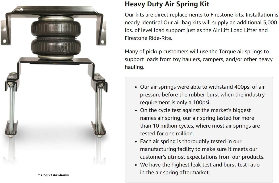 Air Spring Bag Suspension Kit X28449