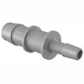 1/2x22 to 1/4x22 Barbed Reduction Coupler, Gray Kynar PVDF V64976