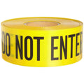 Yellow/Black Barricade Tape, 1000Ft x 3in A857