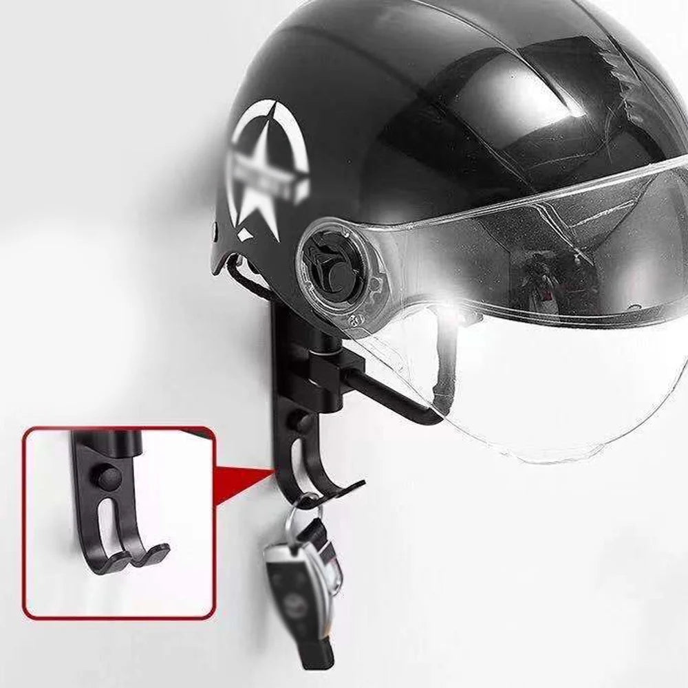 Metal Wall-Mount Helmet Holder Display Stand N4479