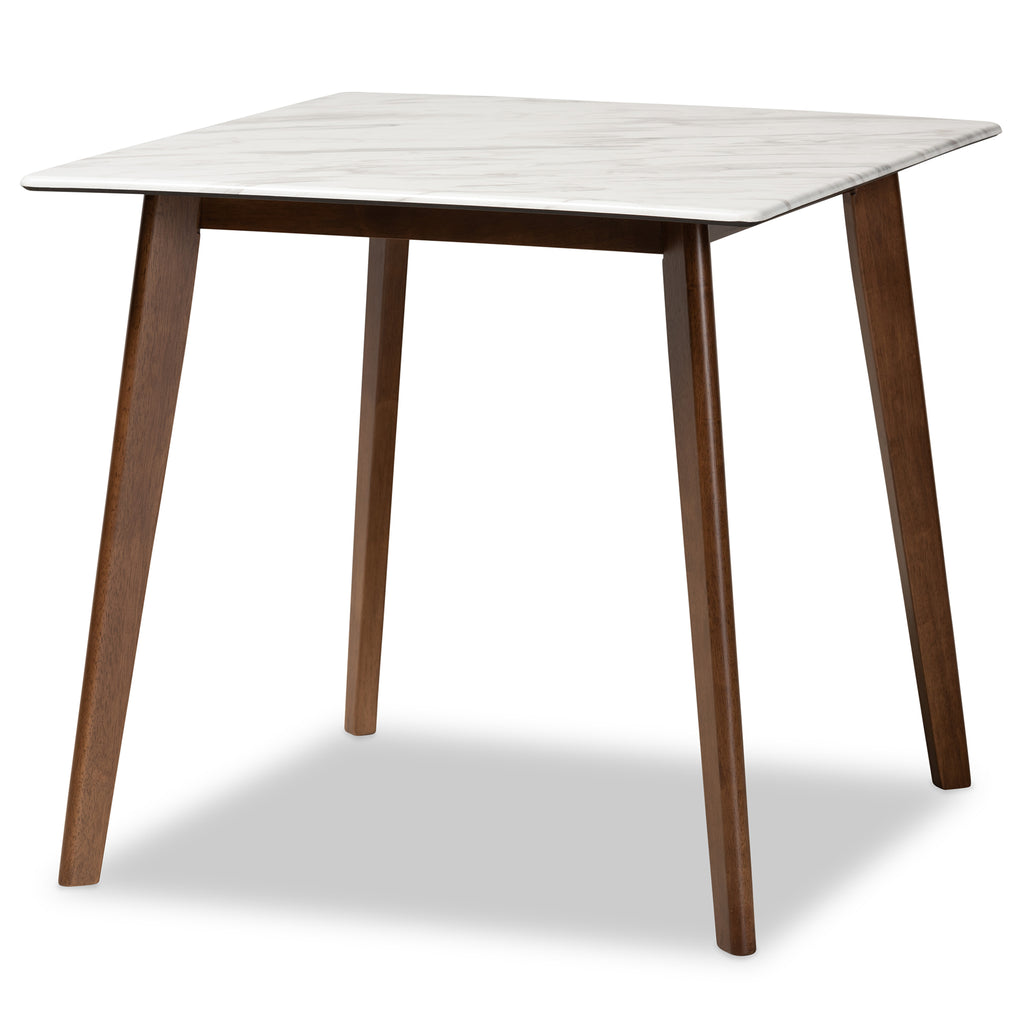 5-Piece Dining Set with Faux Marble Table G8803