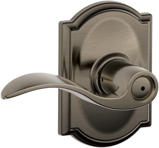 Matte Black Bed & Bath Privacy Door Lever Pack of 2 M16507