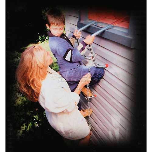 15 ft. Portable Fire Escape Ladder Steel Chain W757965
