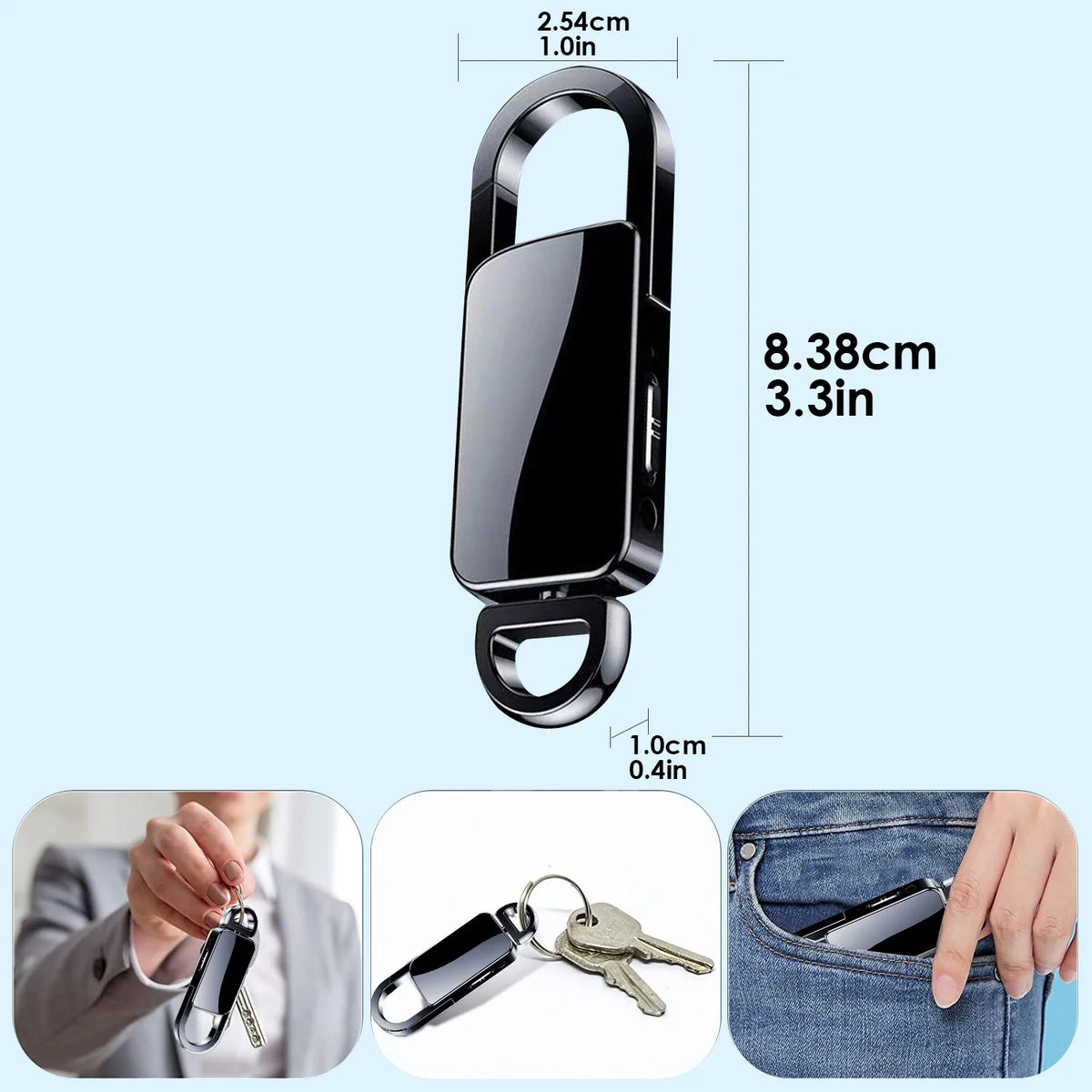 64GB Voice Activated Recorder with Noise Reduction D97290