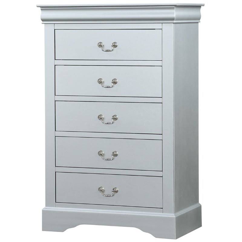 5 Drawer Chest in Platinum J864