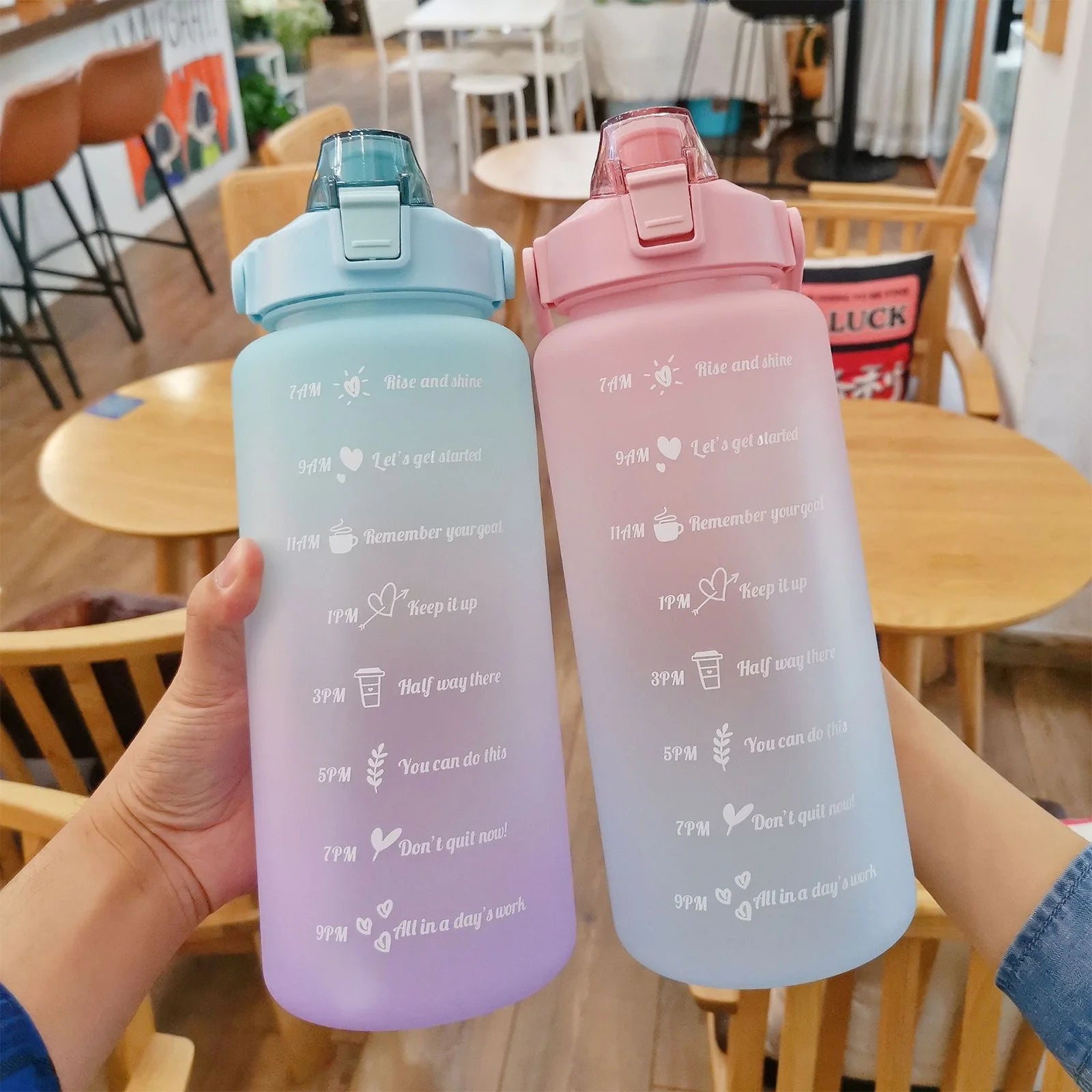 2L Bottle with Handle Reusable Leakproof Jug H357