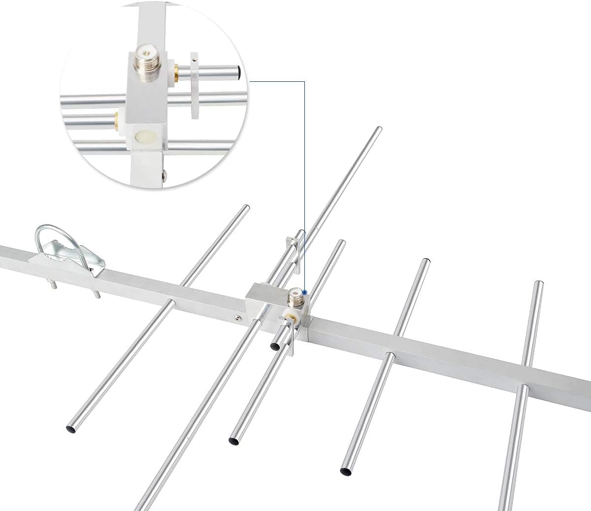 Dual Band Outdoor Yagi Antenna 8 Elements 3 Sections J523