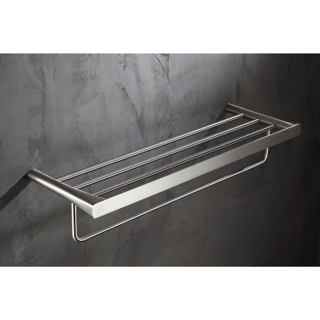 Brushed Nickel Towel Rack Q645520