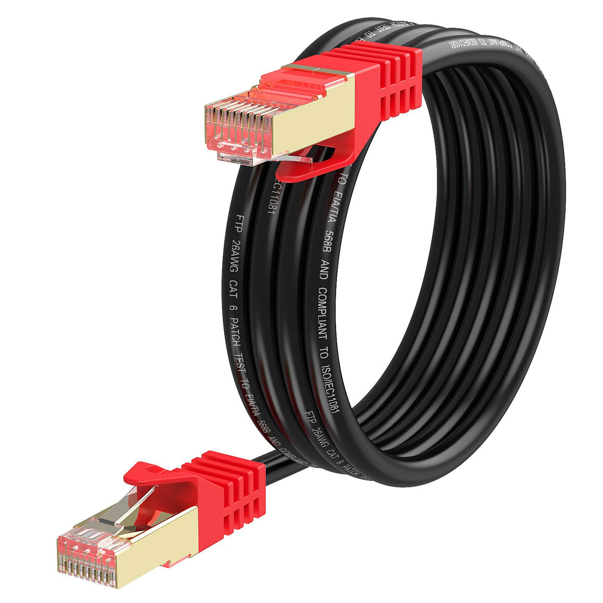 Cat6 Ethernet Cable 300ft 26AWG Heavy-Duty FTP Waterproof Direct Burial T649