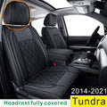 Black & Red Faux Leather Seat Covers H2949