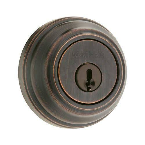 Satin Nickel Single Cylinder Deadbolt with Latch and Strike X1603