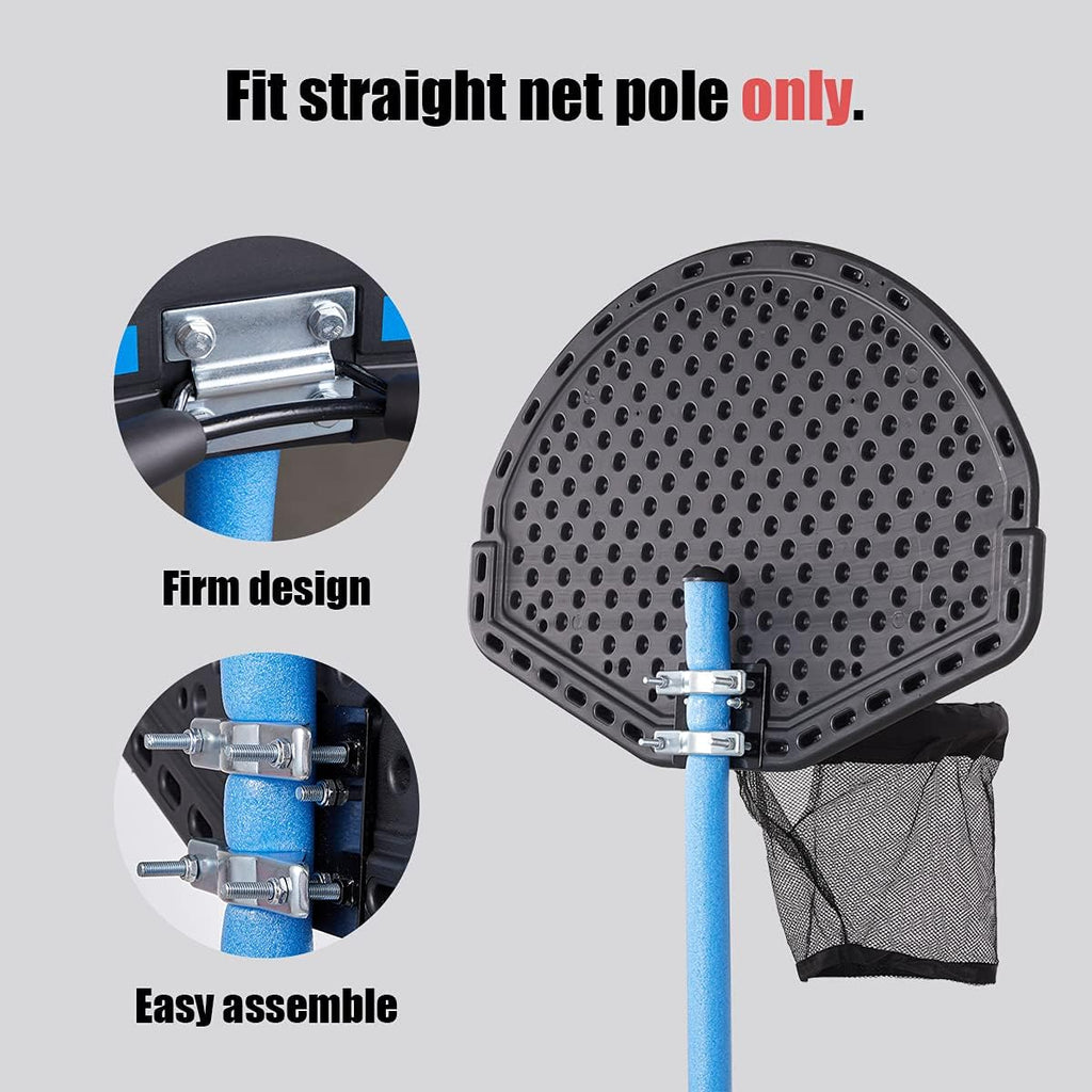 Trampoline Basketball Hoop & 3-Step Trampoline Ladder for Straight Pole, Pack of 2 B200655