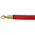 Burgundy Velour Rope with Gold Closable Hook J9869