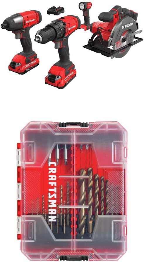 Cordless Drill Combo Kit, 4 Tool X39678