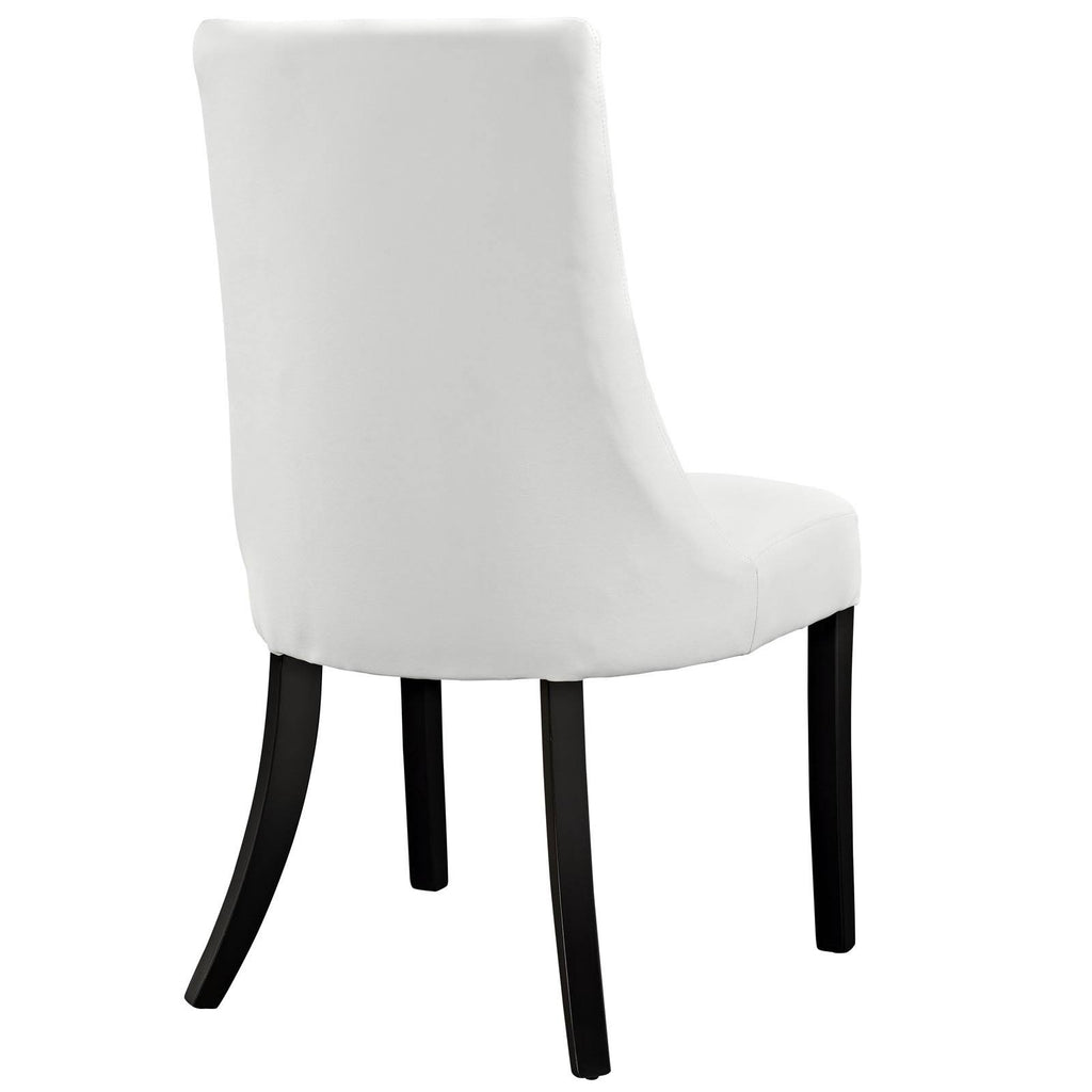Black Vinyl Side Chair R146203